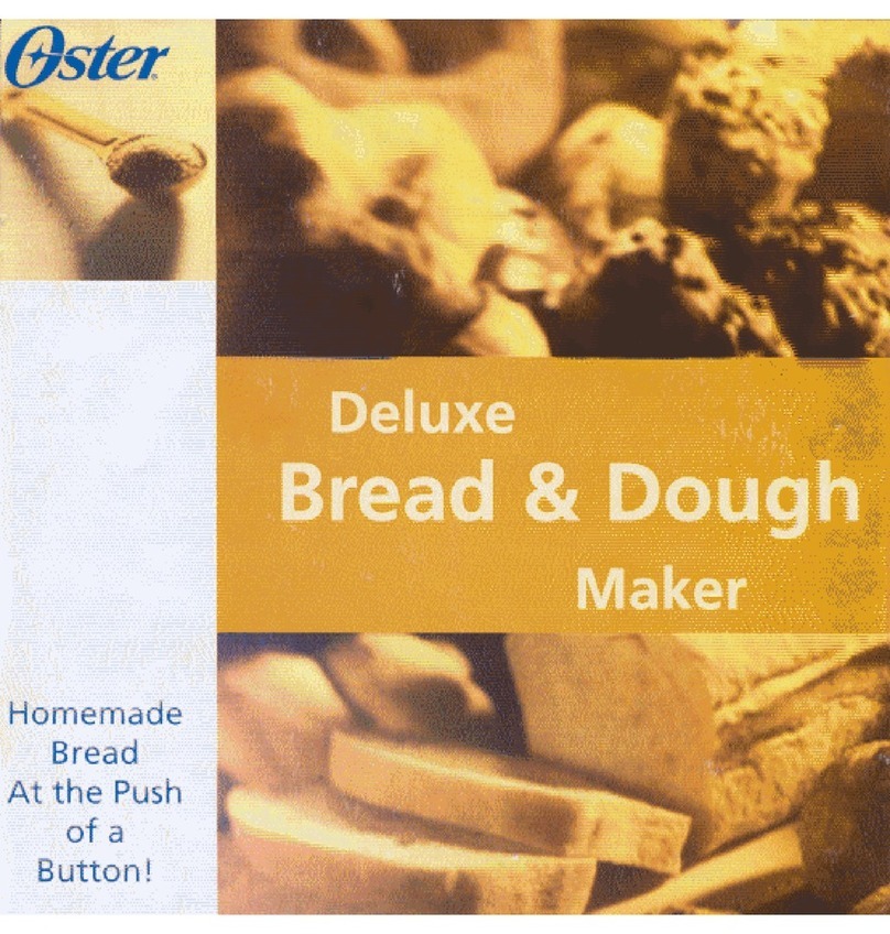Oster deluxe bread and dough maker User manual