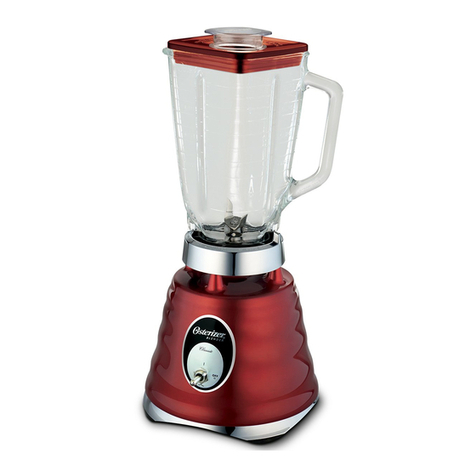 Oster OSTERIZER BLENDER/LIQUEFIER Directions for use