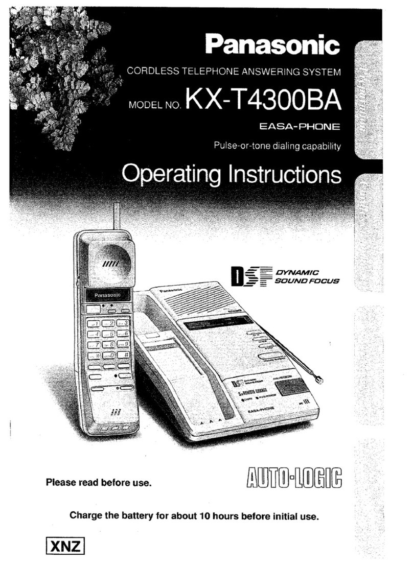 Panasonic KX-T4300BA User manual