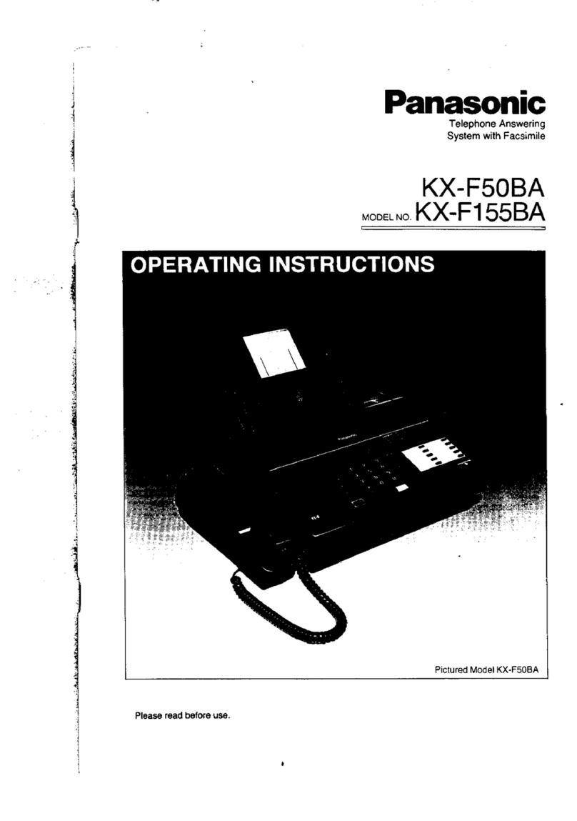 Panasonic KX-F155BA User manual