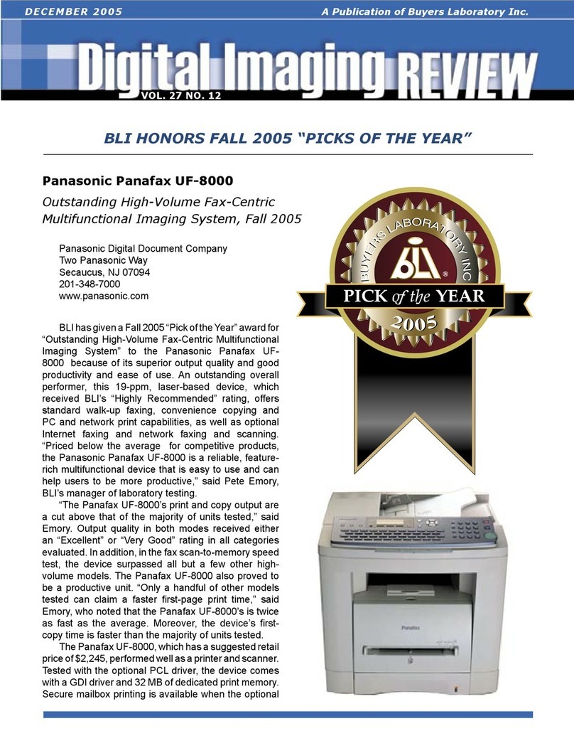 Panasonic Panafax UF-8000 brochure