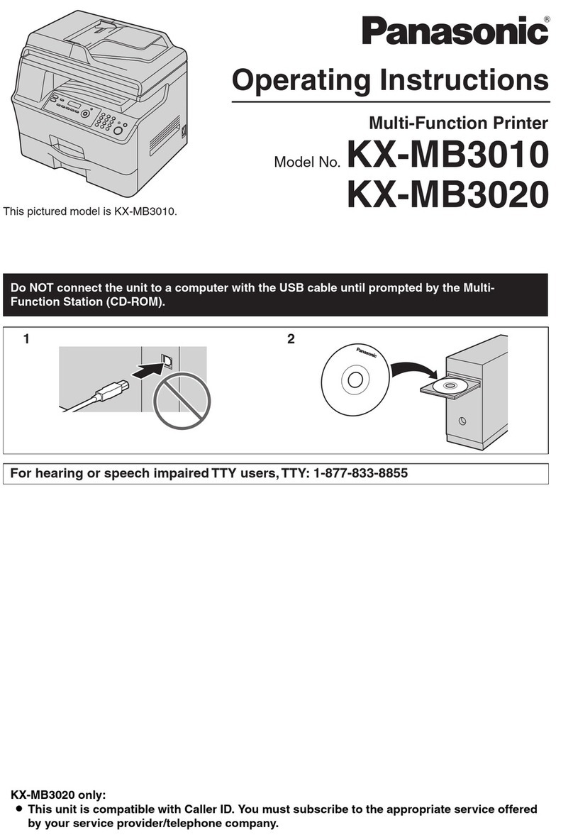 Panasonic KX-MB3010 User manual