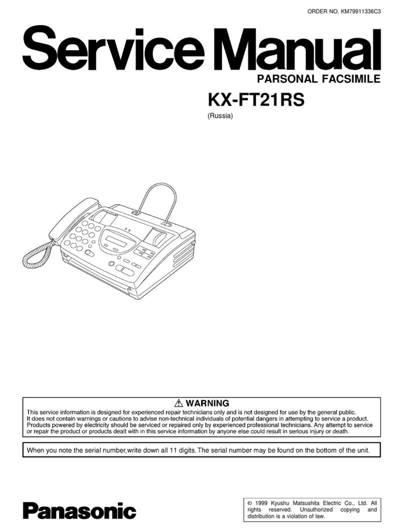 Panasonic KX-FT21RS Instruction manual