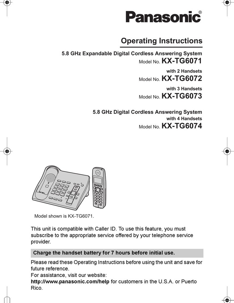 Panasonic KX-TG6071 User manual