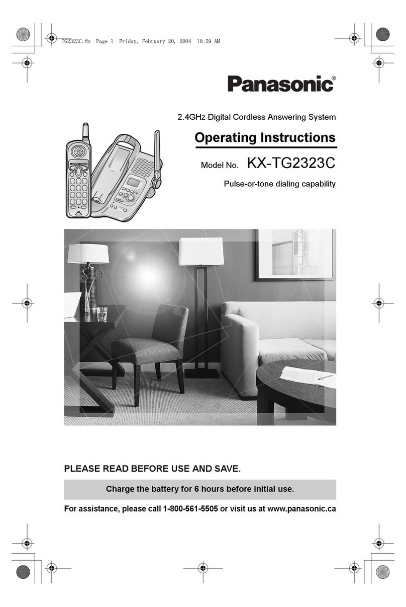 Panasonic kX-TG2323C User manual