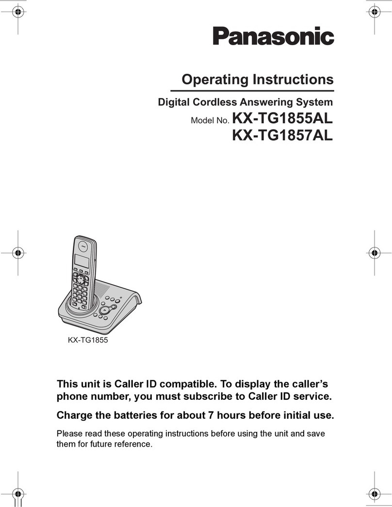 Panasonic KX-TG1855AL operating instructions