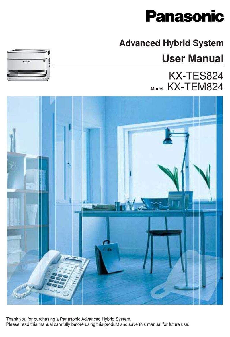 Panasonic KX-TEM824 User manual Panasonic KX-TEM824 User manual
