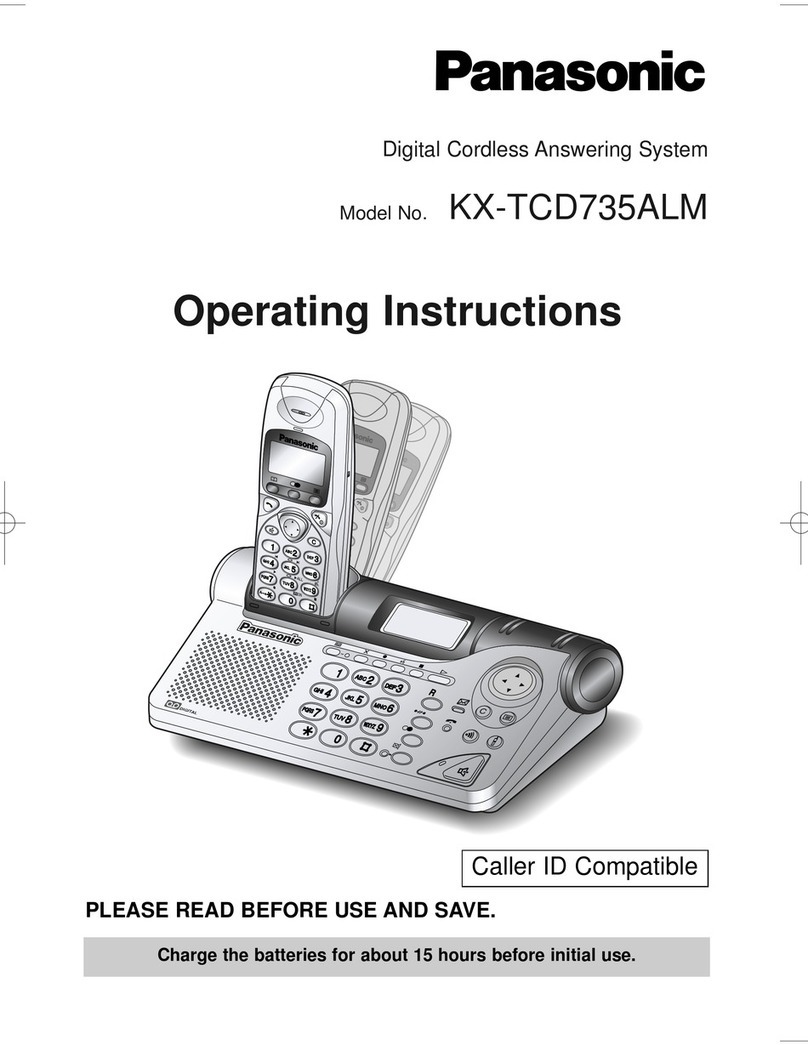 Panasonic KX-TCD735ALM User manual Panasonic KX-TCD735ALM User manual