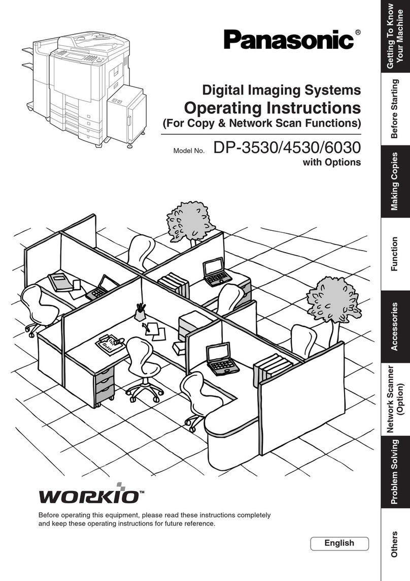 Panasonic DP-3530 User manual