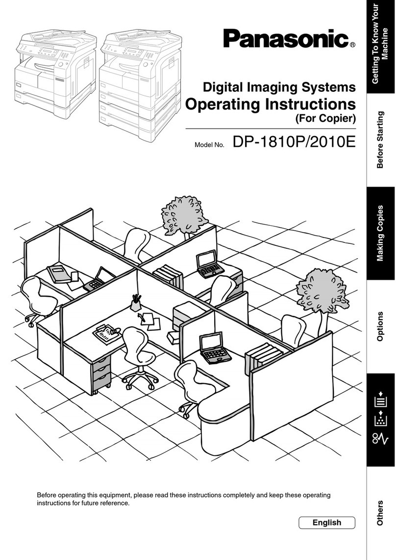 Panasonic DP-2010E User manual