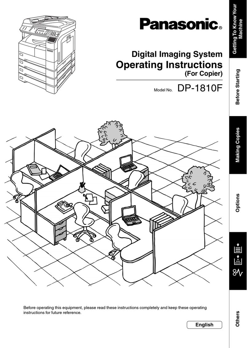 Panasonic DP-1810F User manual