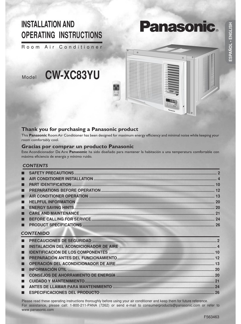 Panasonic CW-XC83YU User manual