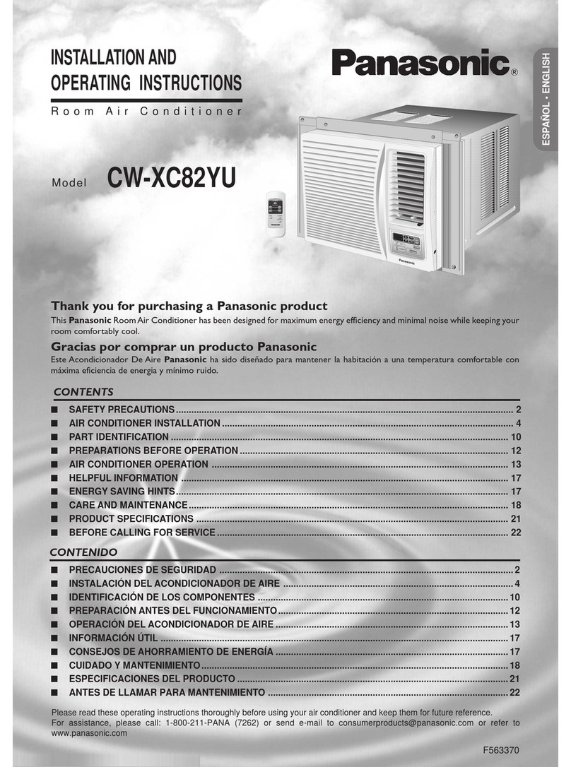 Panasonic CW-XC82YU User manual