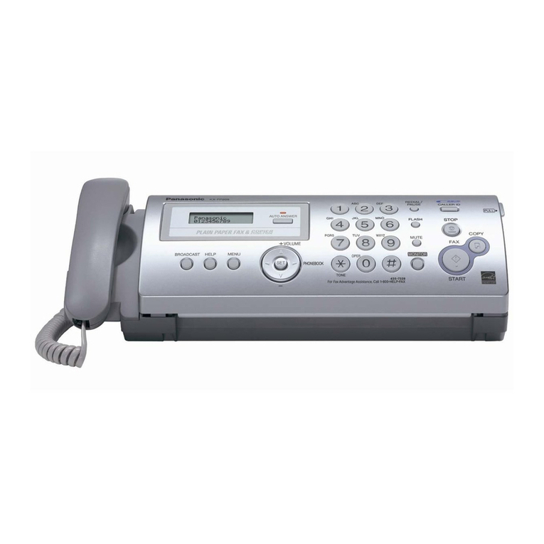 Panasonic KX-FP205 User manual