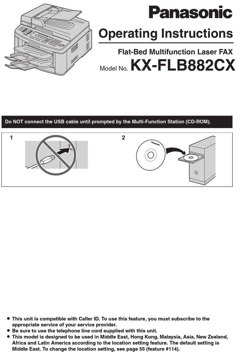 Panasonic KX-FLB882CX User manual
