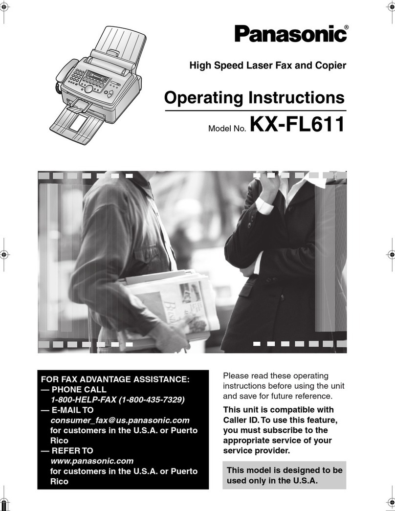 Panasonic KX-FL611 User manual