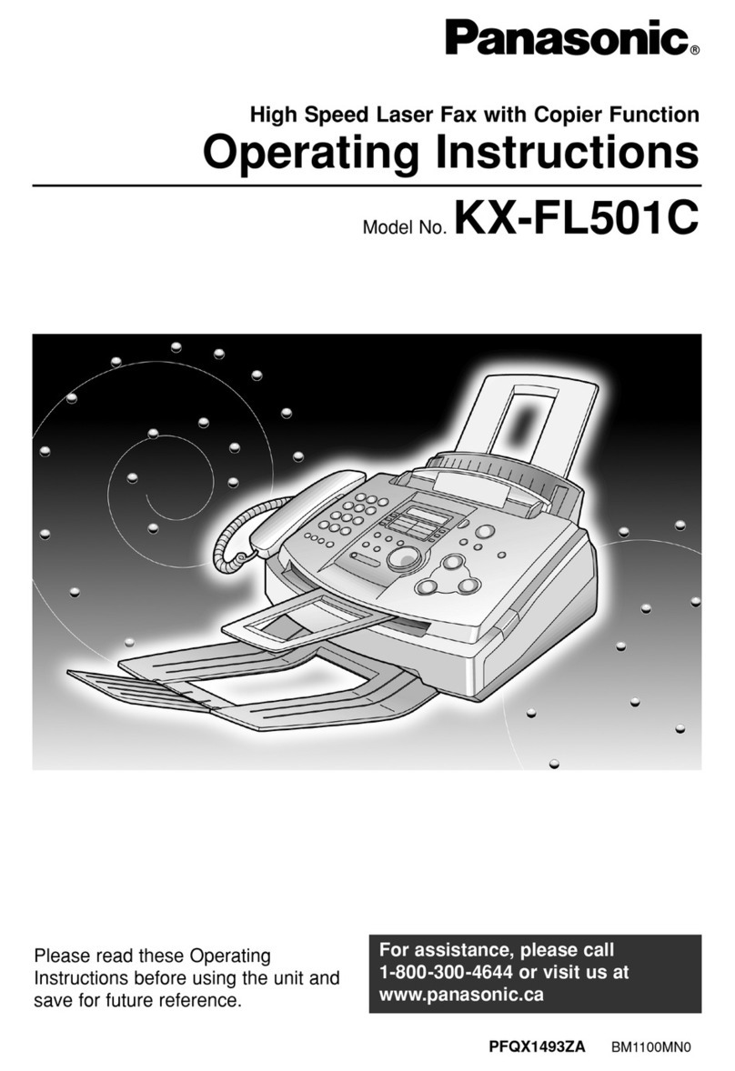 Panasonic KX-FL501C User manual