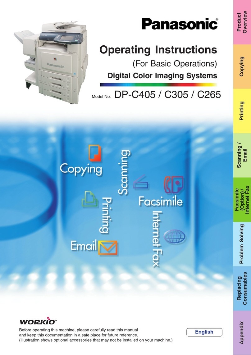 Panasonic Workio DP-C305 User manual