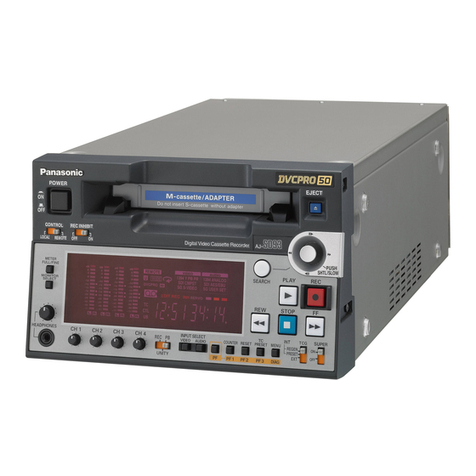 Panasonic AJ-SD93 User manual