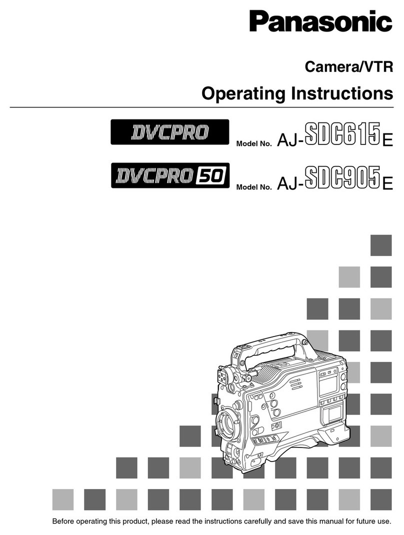 Panasonic SDC615 - AJ Camcorder - 520 KP User manual