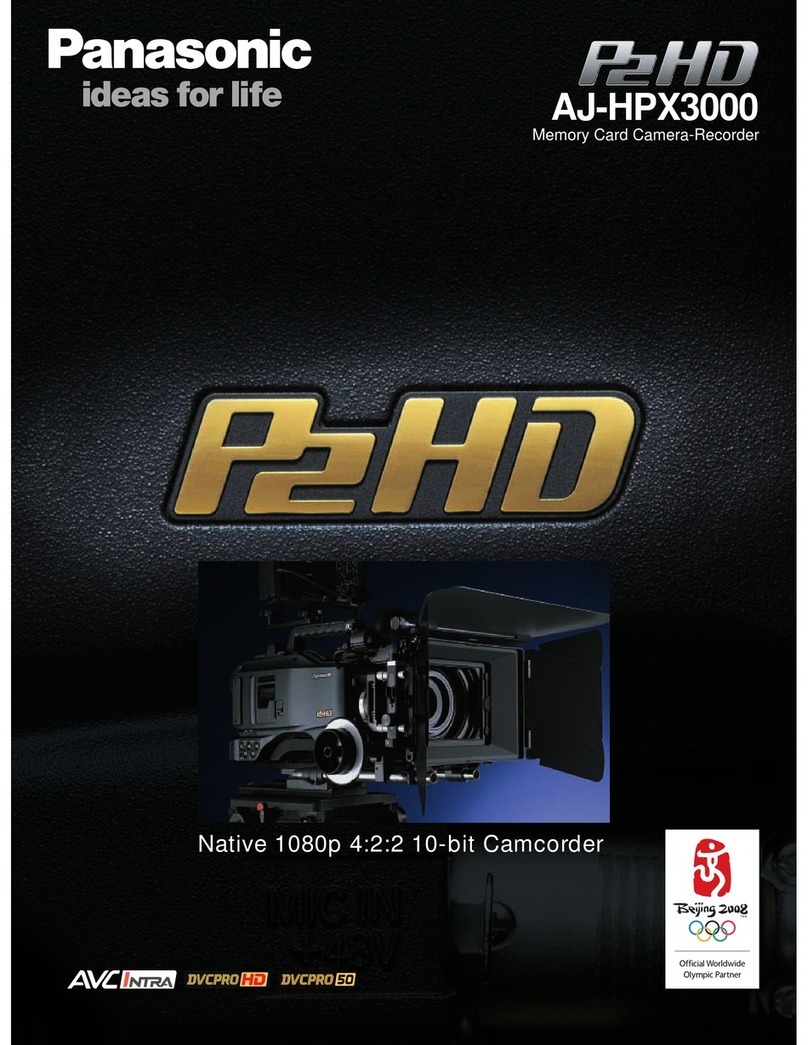 Panasonic AJ-HPX3000 User manual