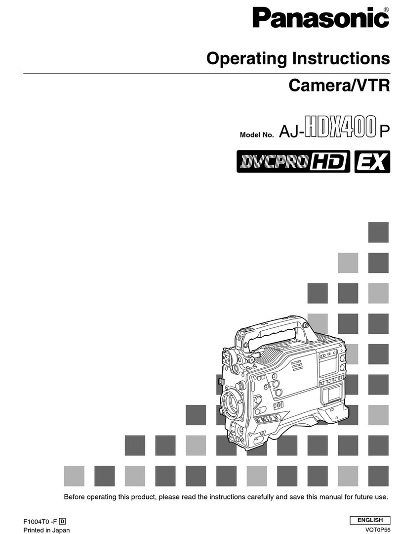 Panasonic AJ-HDX400P User manual