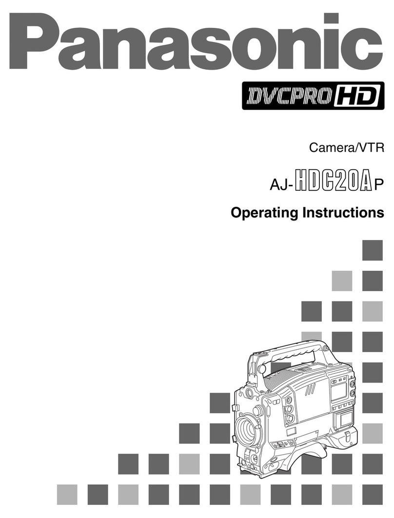 Panasonic AJHDC20A - CAMERA VTR User manual