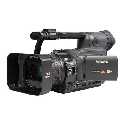 Panasonic AGHVX200P - MEMORY CARD CAMCORDER User manual