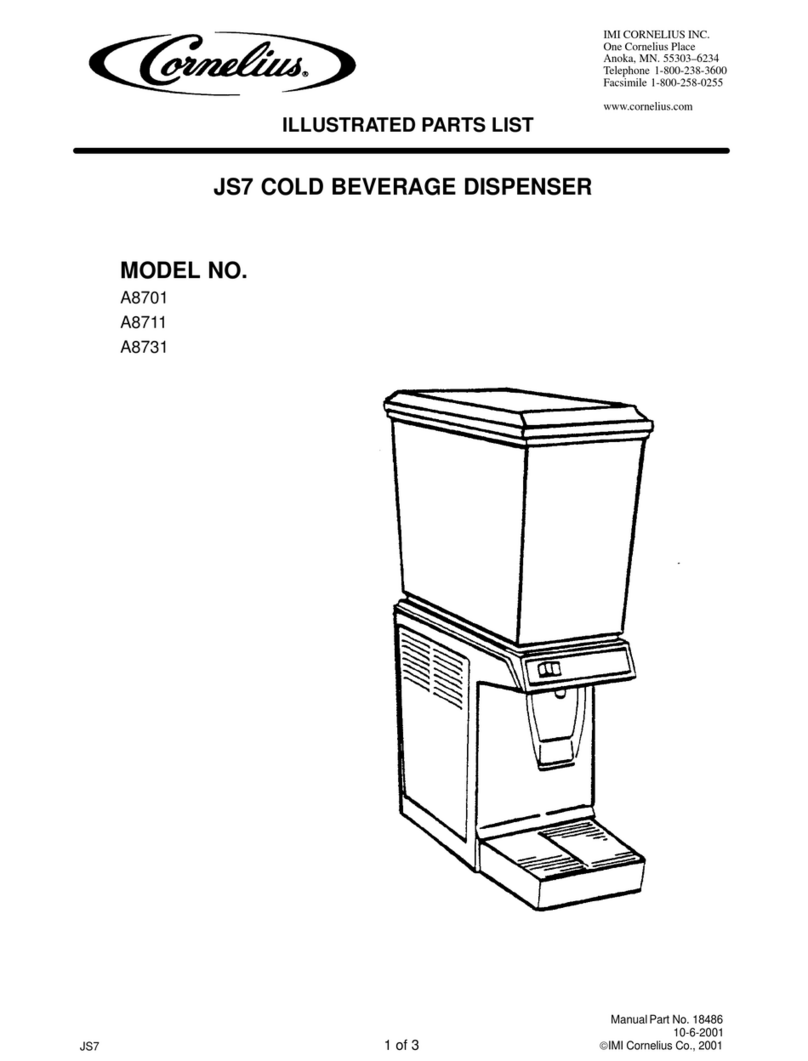 Cornelius JetSpray JS7 Setup guide Cornelius JetSpray JS7 Setup guide