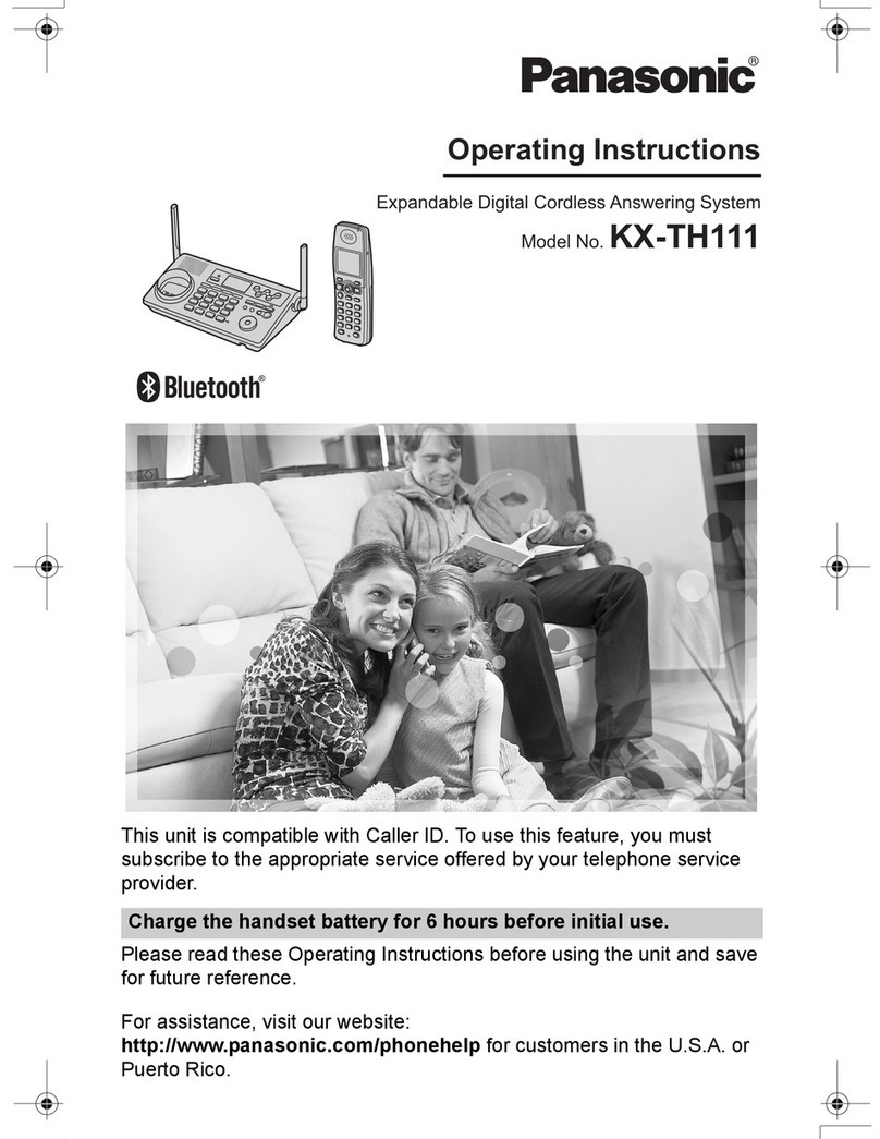 Panasonic KX-TH111 User manual