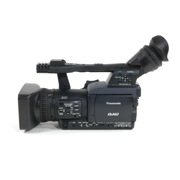 Panasonic AGHPX170P - MEMORY CARD CAMERA RECORDER User manual
