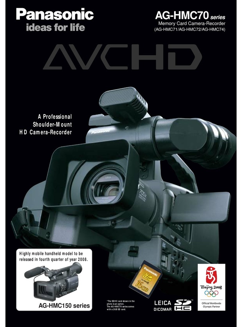 Panasonic AG-HMC150 User manual