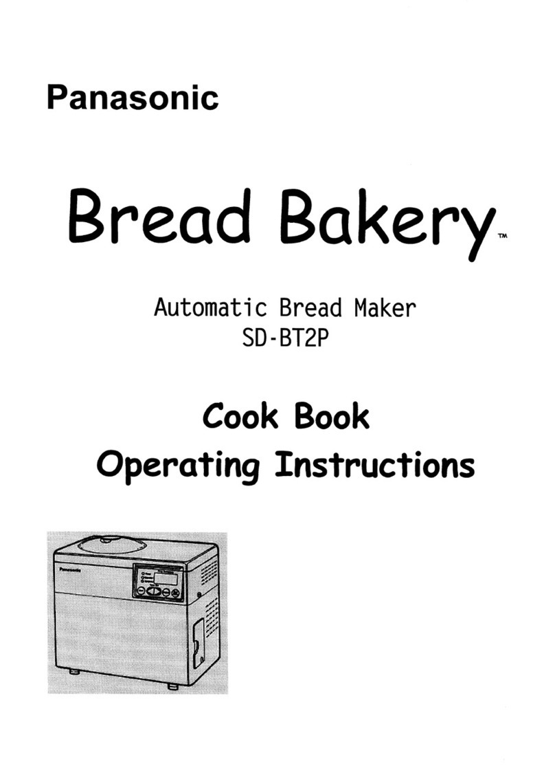 Panasonic Bread Bakery SD-BT2P Assembly Instructions Panasonic Bread Bakery SD-BT2P Assembly Instructions