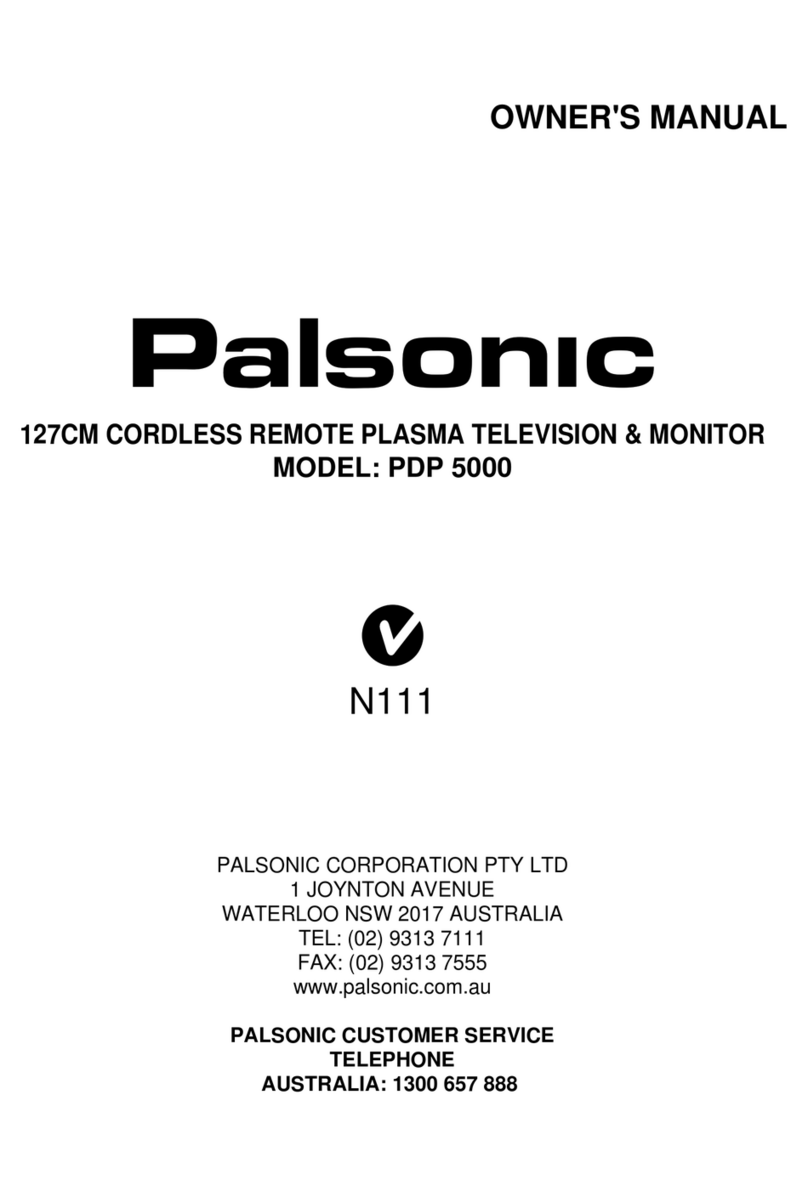 Palsonic PDP 5000 User manual