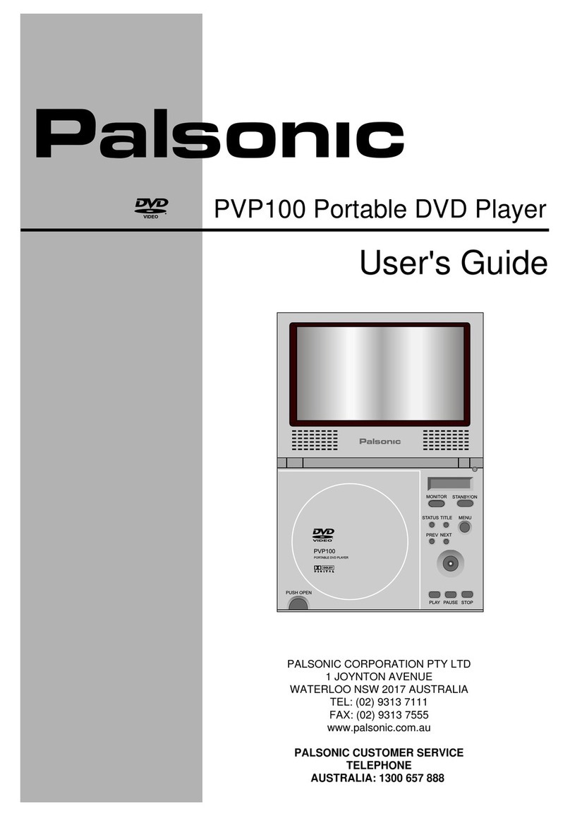 Palsonic PVP100 user guide