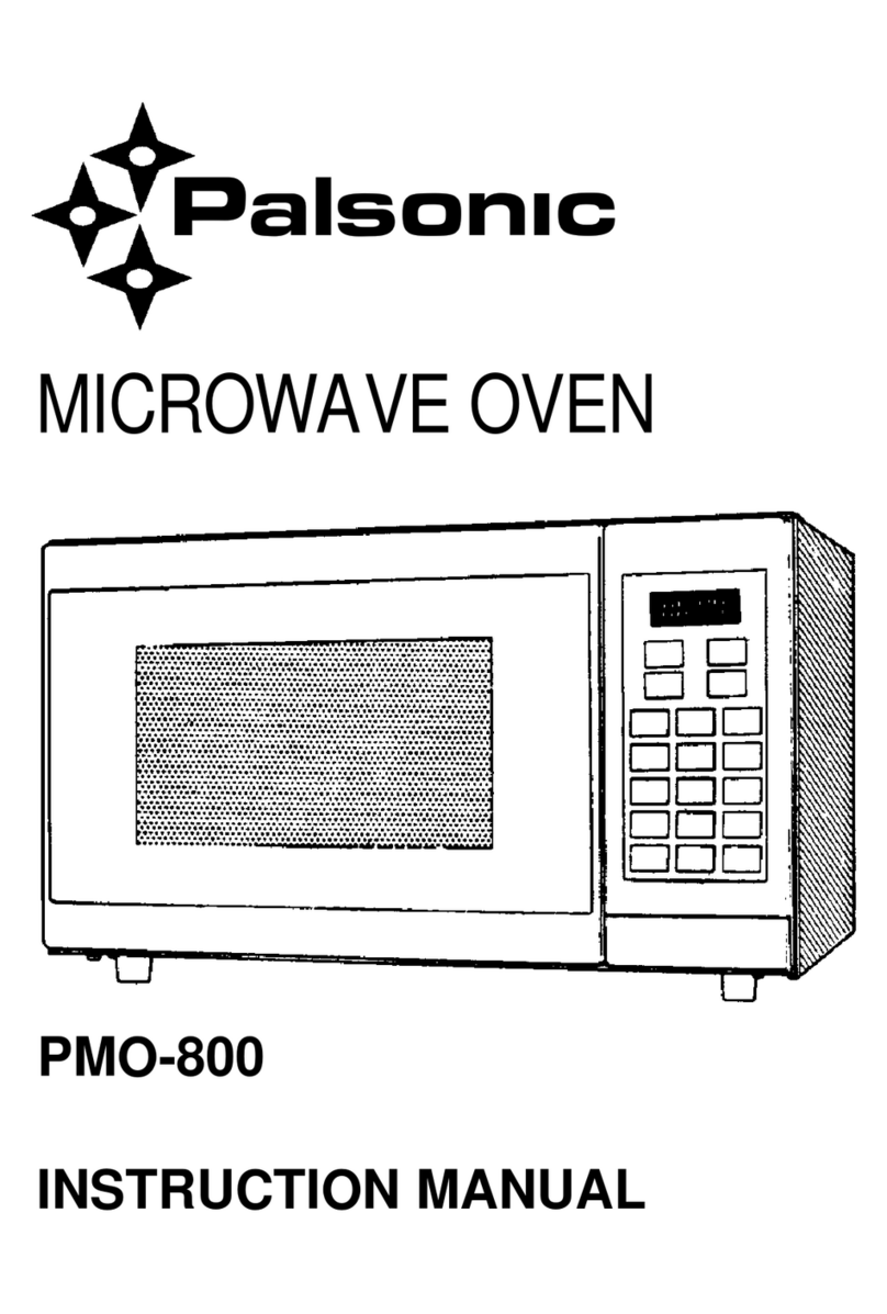 Palsonic PMO-800 instruction manual