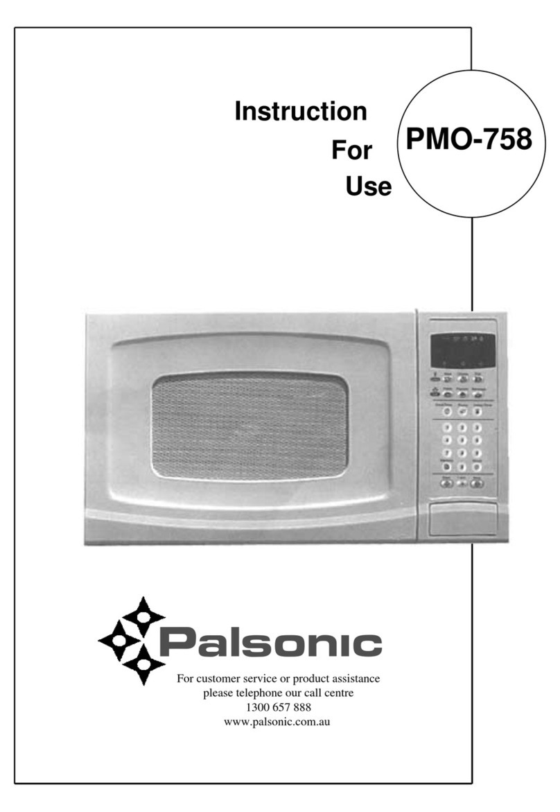 Palsonic PMO-758 Instructions for use