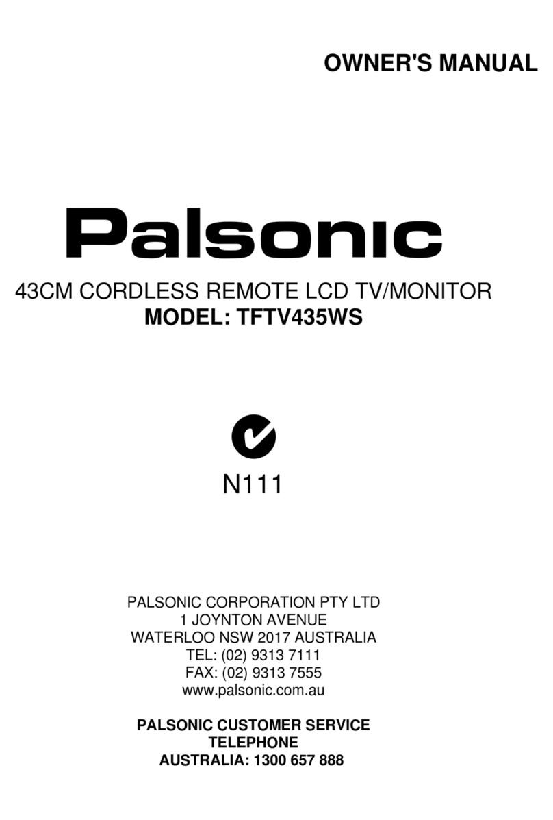 Palsonic TFTV435WS User manual