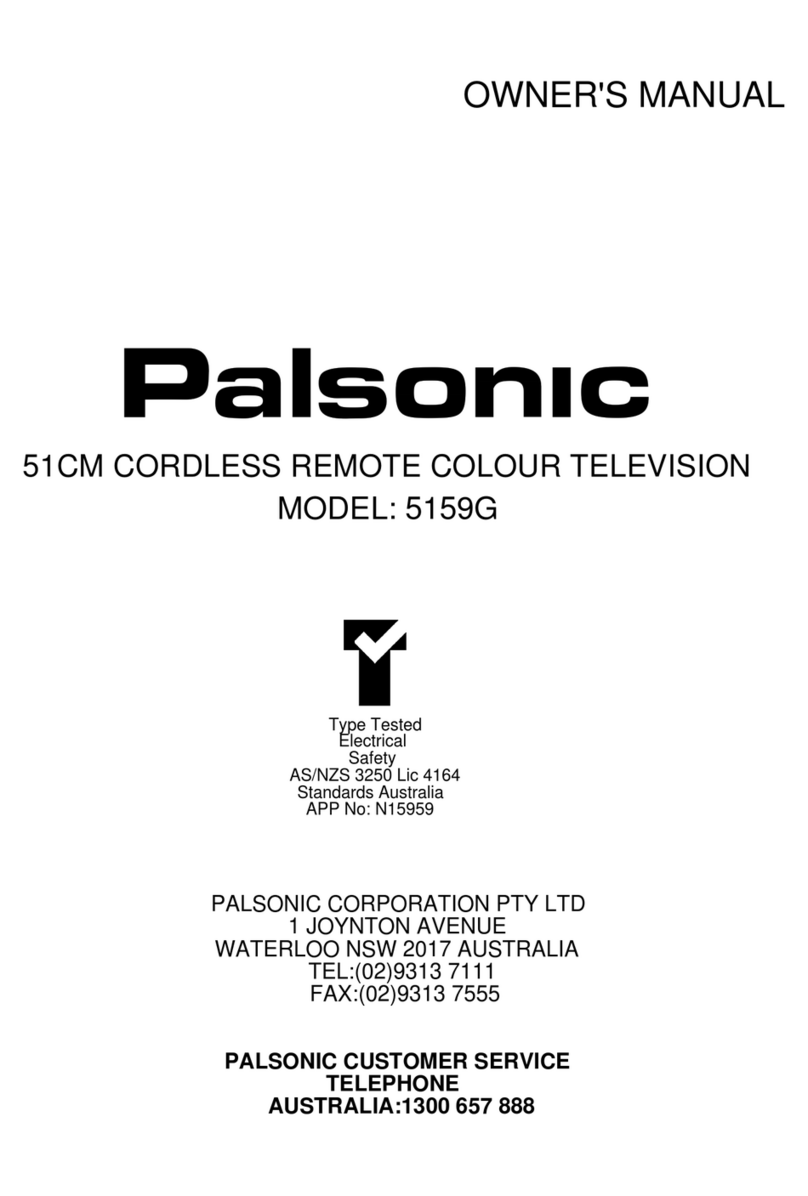 Palsonic 5159G owner's manual