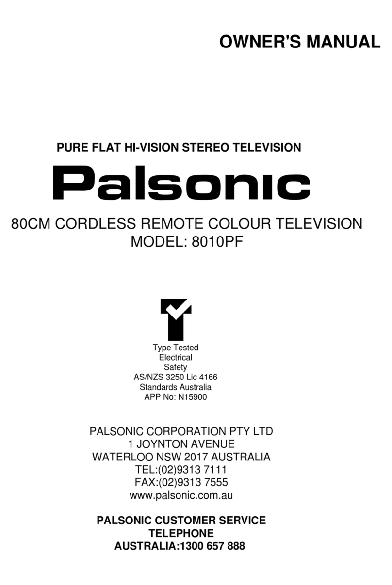 Palsonic 8010PF User manual