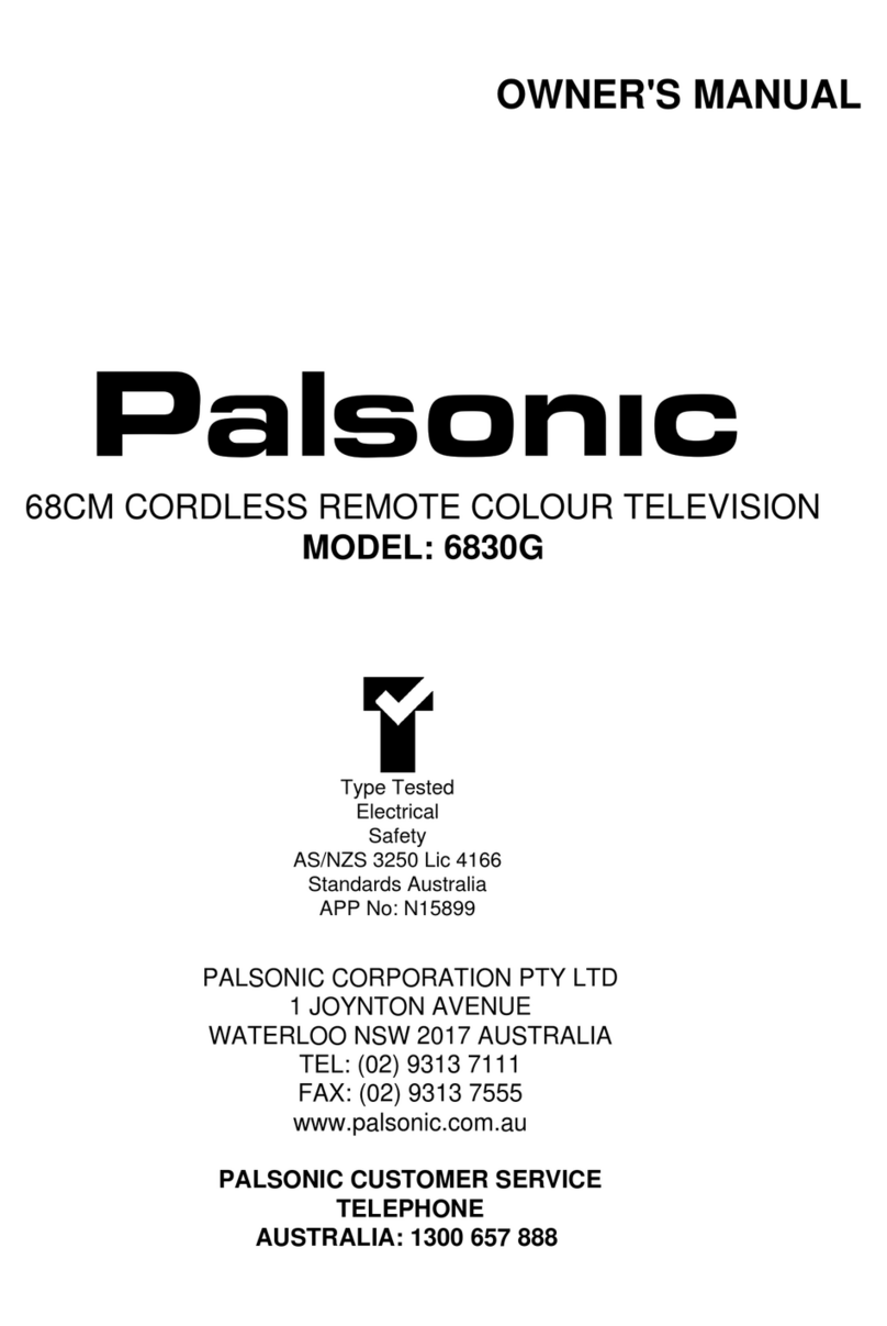 Palsonic 6830G owner's manual