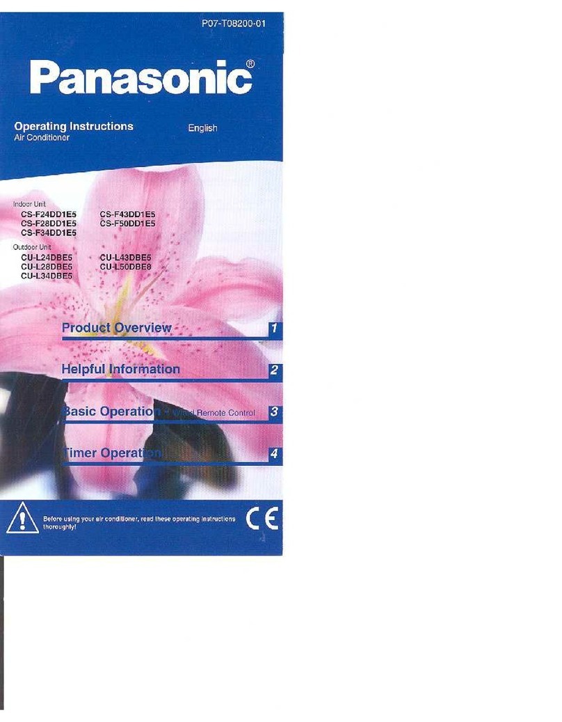 Panasonic CS-F24DD1ES User manual Panasonic CS-F24DD1ES User manual