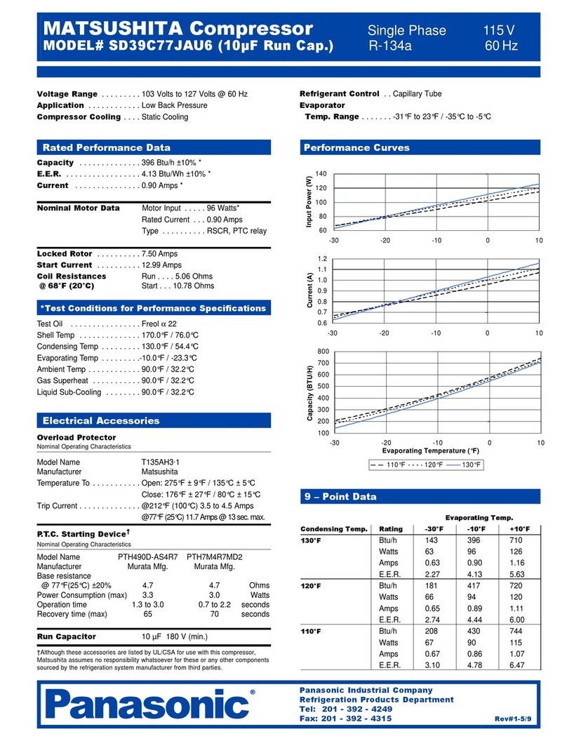 Panasonic SD39C77JAU6 Specification sheet