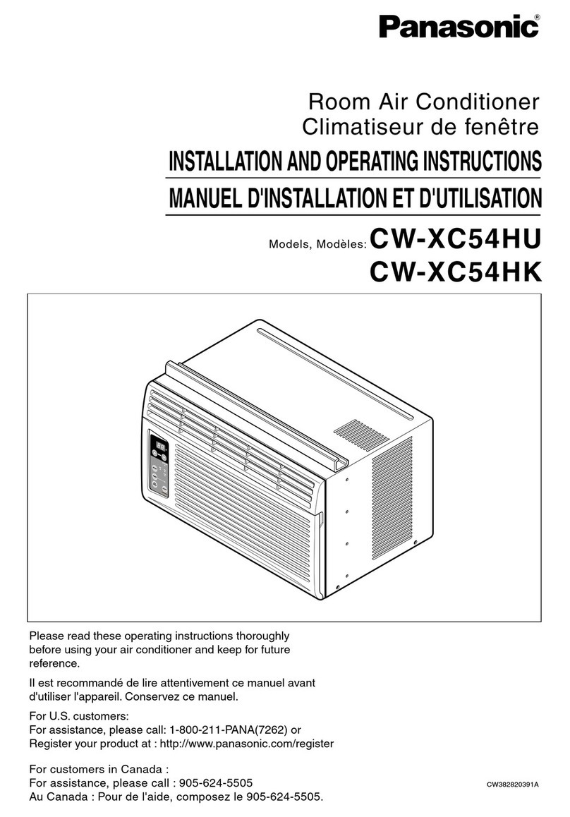 Panasonic CW-XC54HK User manual Panasonic CW-XC54HK User manual