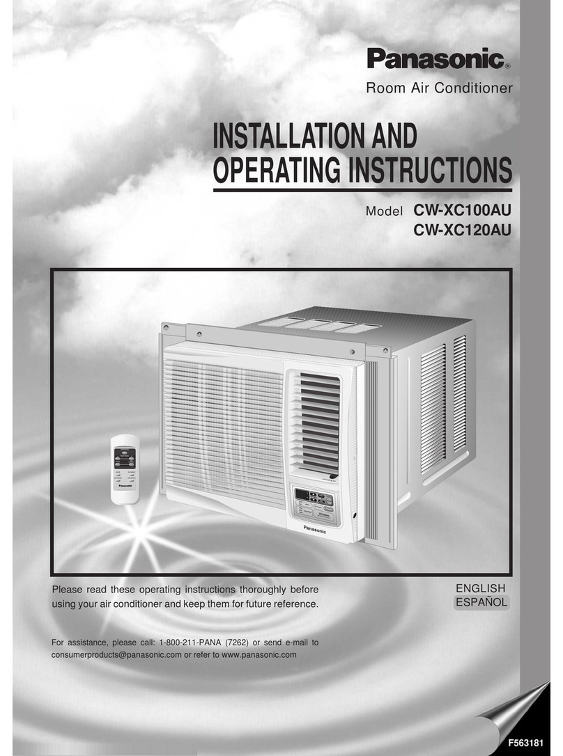 Panasonic CW-XC100AU User manual