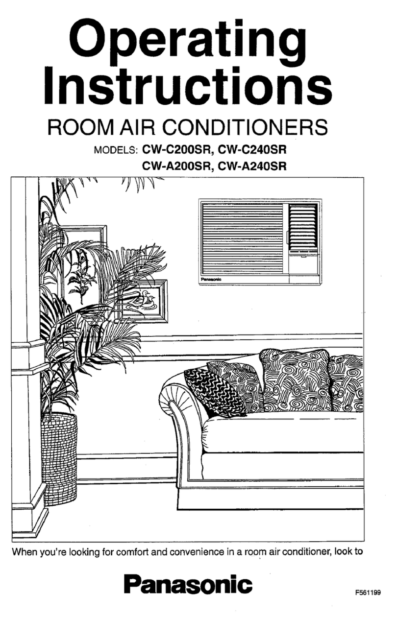 Panasonic CW-A200SR User manual