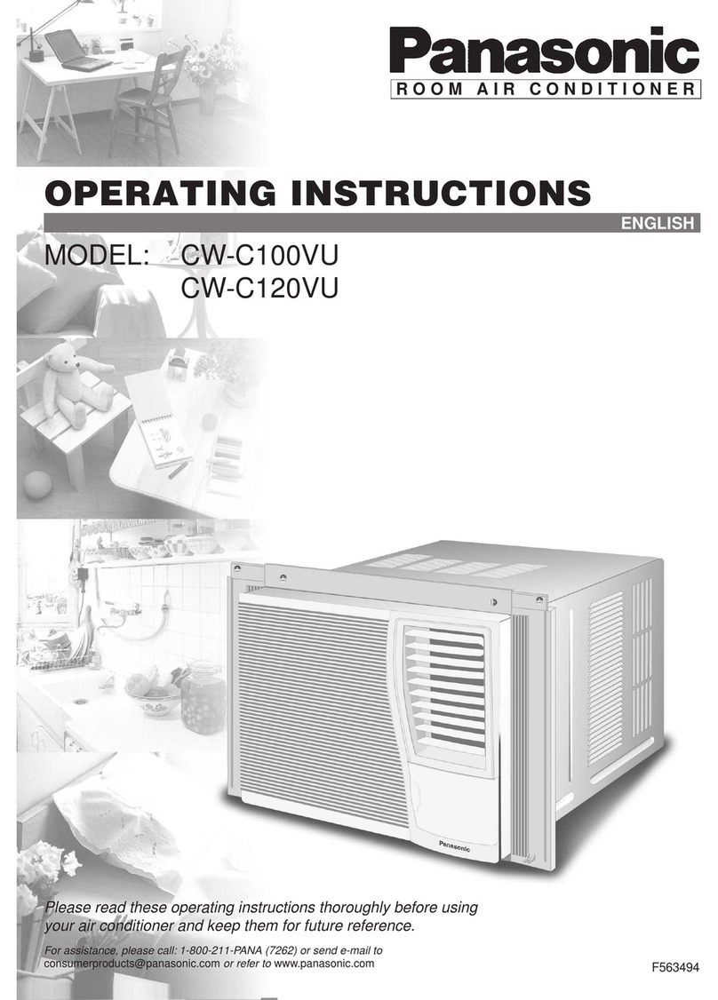 Panasonic CW-C100VU operating instructions