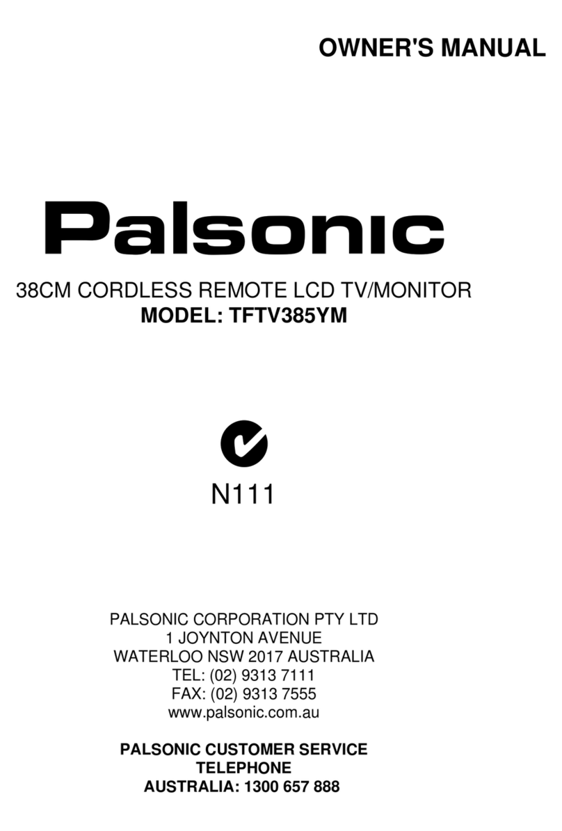 Palsonic TFTV385YM User manual