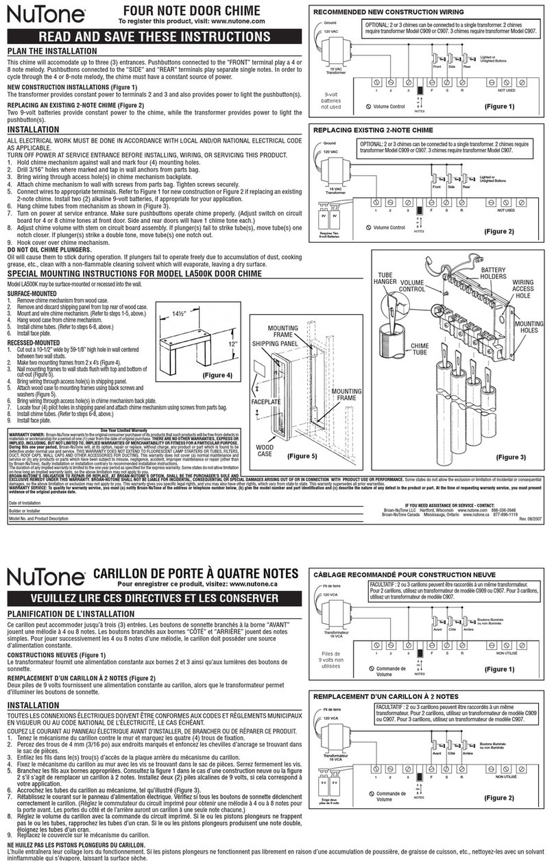 NuTone LA500K Installation