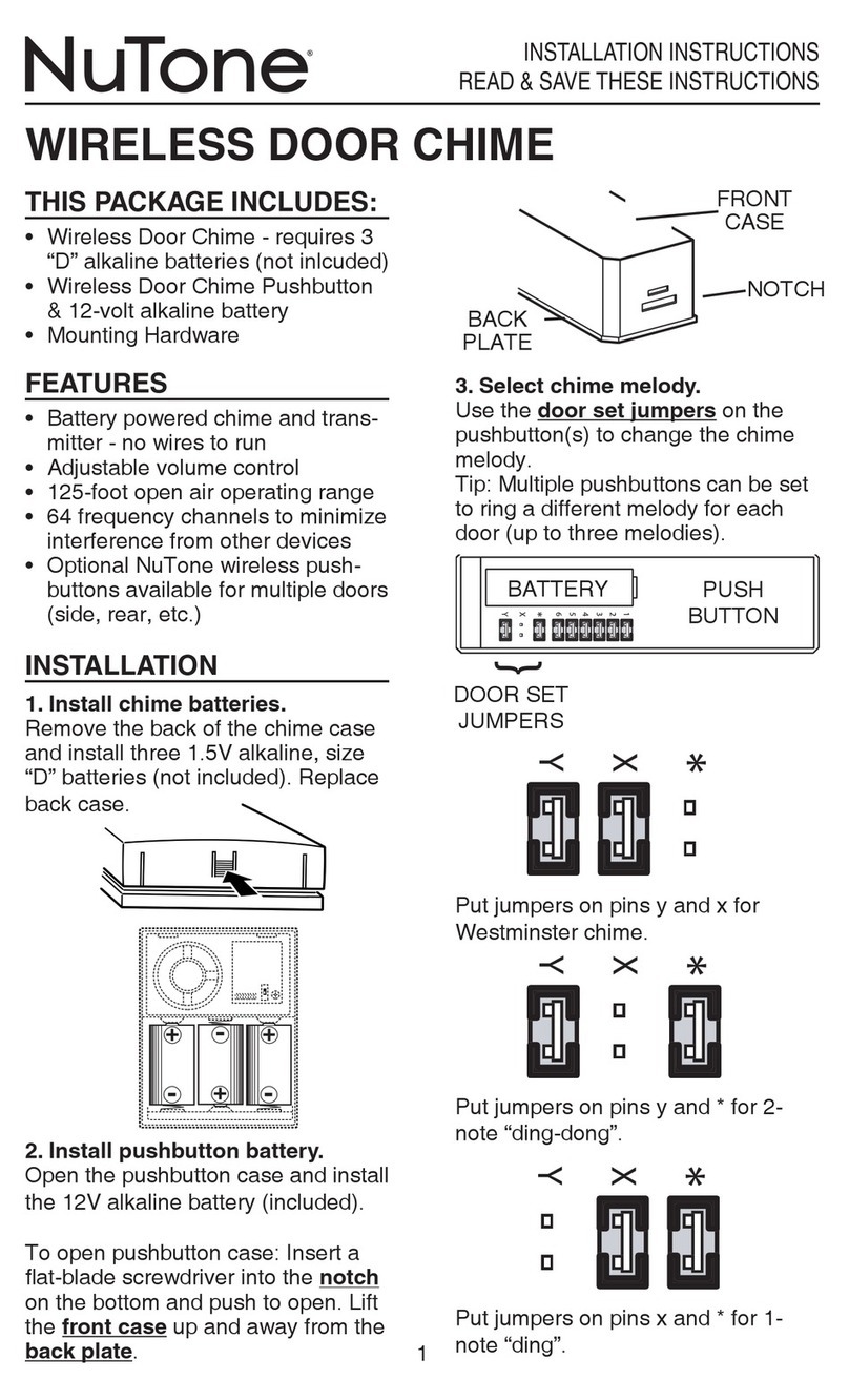 NuTone 99526440A installation instructions